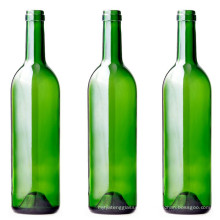 750ml Green Empty Glass Wine Bottles